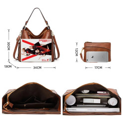 Trend luxury design bag with large capacity for women