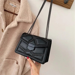 Yogodlns Luxury Vintage Rivet Chain Wallet for Women